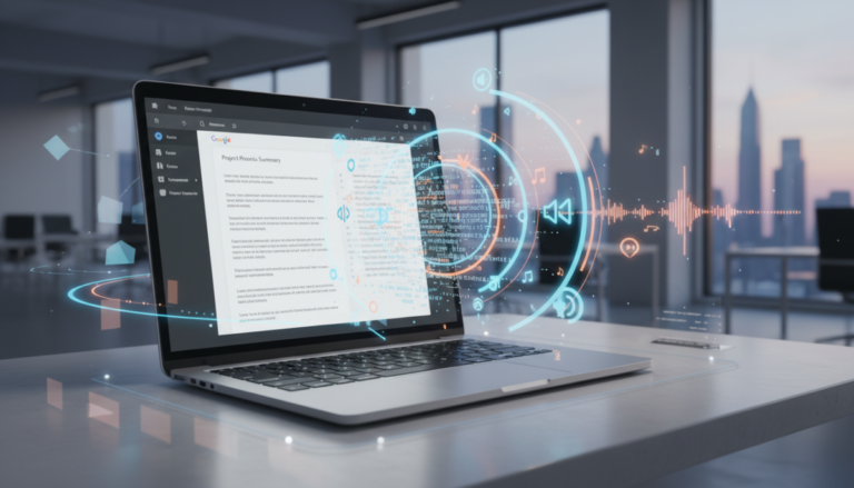 Google Docs transforme les longs documents en résumés audio dans sa dernière mise à jour Workspace