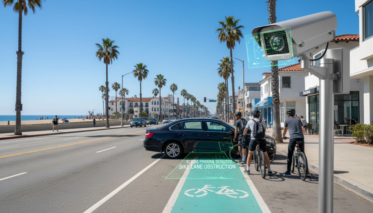 découvrez comment une ville balnéaire californienne utilise l'intelligence artificielle pour renforcer la surveillance et sanctionner les automobilistes bloquant les pistes cyclables, améliorant ainsi la sécurité des cyclistes.