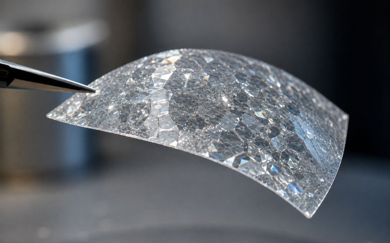 Le diamant piézoélectrique n’était qu’une théorie : l’Université de Hong Kong plie une membrane ultrafine et capte une tension électrique réelle pour la première fois