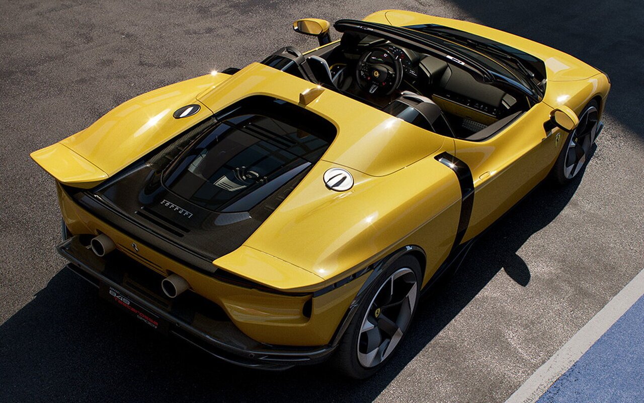 Avec 1 036 ch, un toit rétractable et un V8 biturbo épaulé par trois moteurs électriques, la Ferrari 849 Testarossa Spider arrive fin 2026