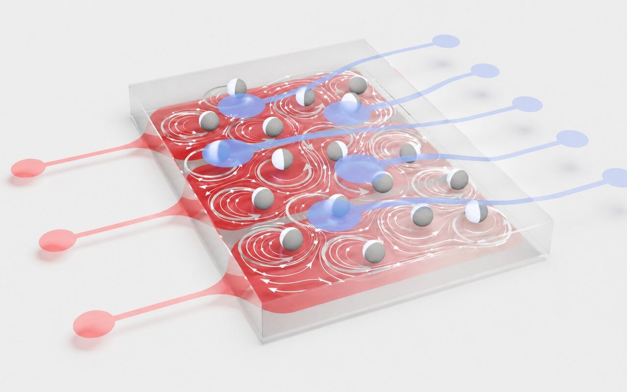 Les chercheurs sont fascinés par cet ordinateur liquide à 400 particules, mais son calcul chaotique le condamne à rester moins précis que les machines classiques