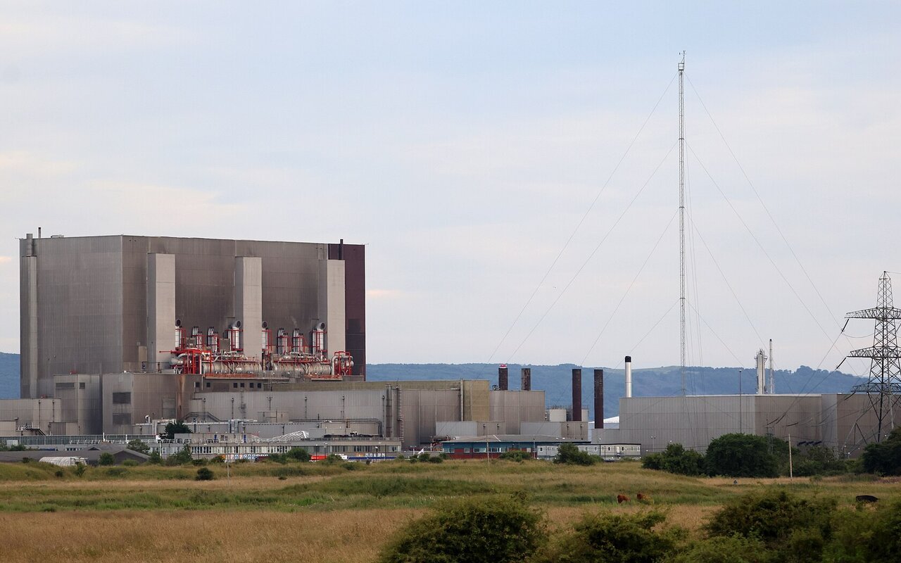 Centrale nucléaire de Hartlepool, dans le nord-est de l'Angleterre, photographiée en 2022