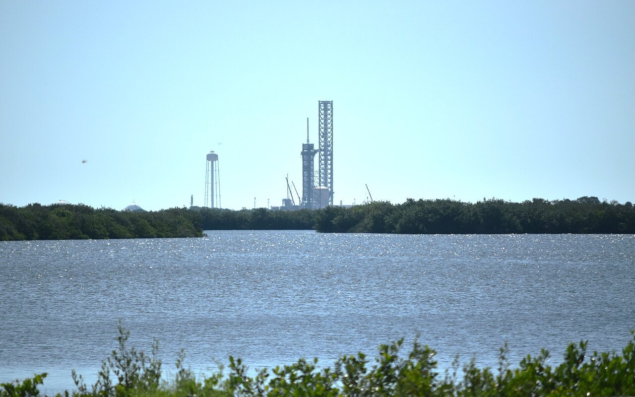 Rampe de lancement 39A au Centre Spatial Kennedy de Cape Canaveral, Floride