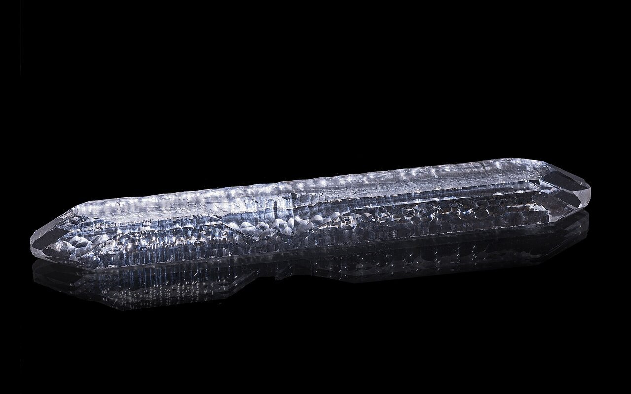 Barre de quartz monocristallin synthétique obtenue par méthode hydrothermale