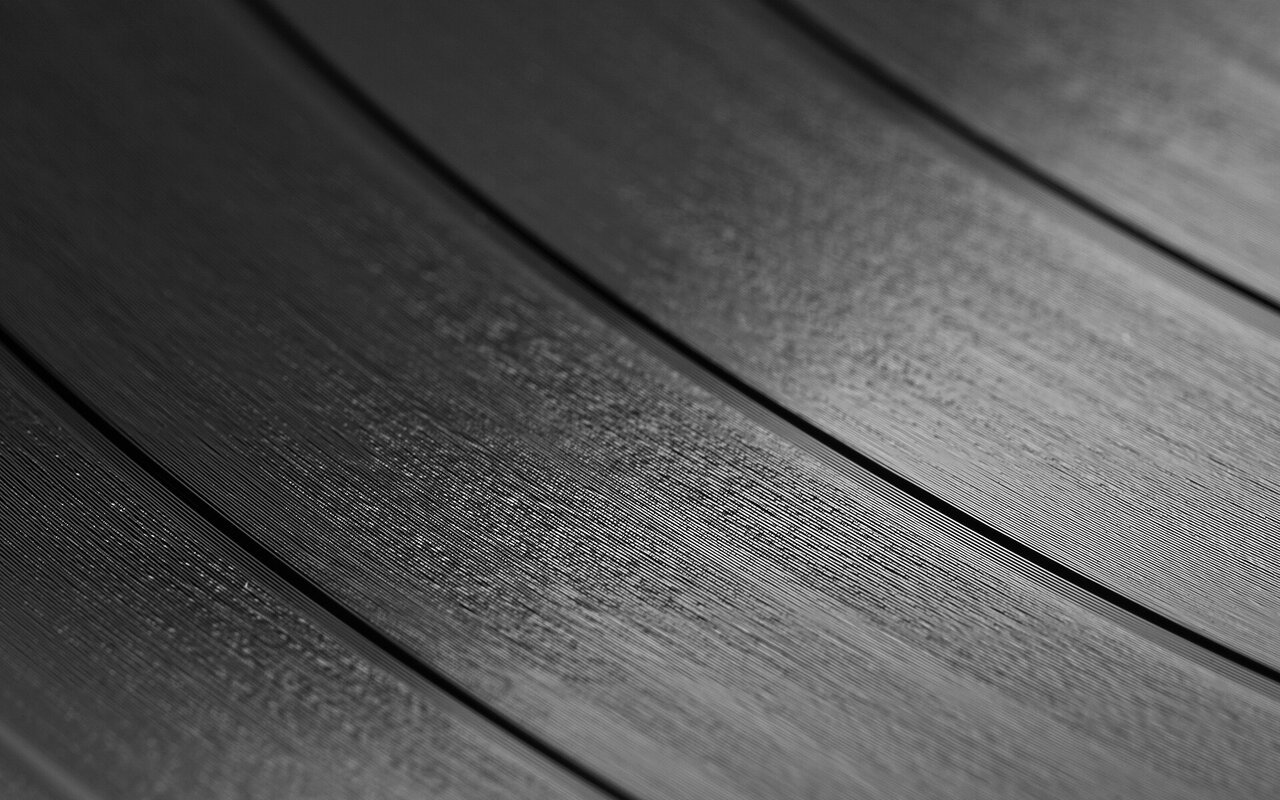 Macro des sillons d'un disque vinyle 12 pouces